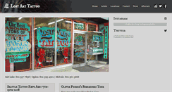 Desktop Screenshot of lostarttattoo.com